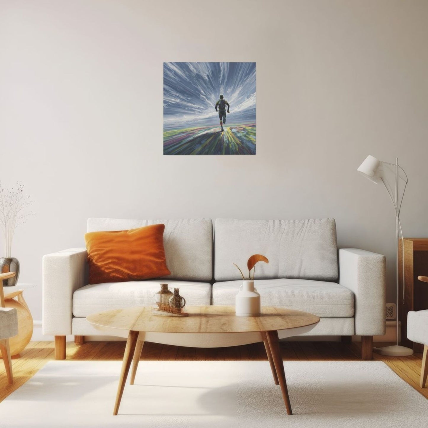 Dream Chaser Abstract Art Frameless Square Decorative Canvas Prints (3 - Piece Set)