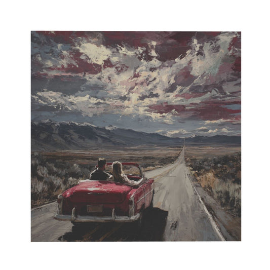 Road Trip Frameless Square Decorative Canvas Prints (3 - Piece Set)
